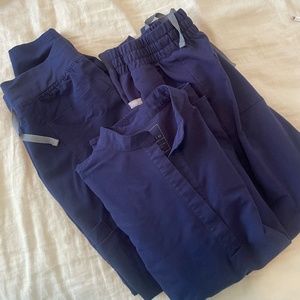FIGS Navy Blue Scrub Bundle Set